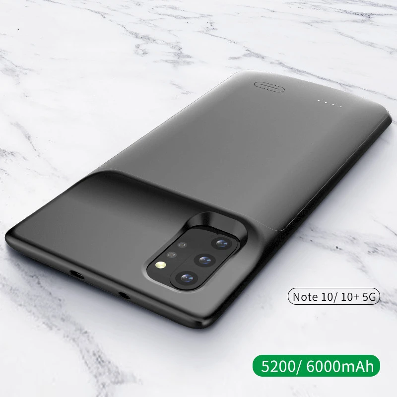 6000 мАч чехол для зарядного устройства для samsung Galaxy Note 10 10 Plus ультра тонкий чехол для аккумулятора s power Bank чехол для зарядного устройства