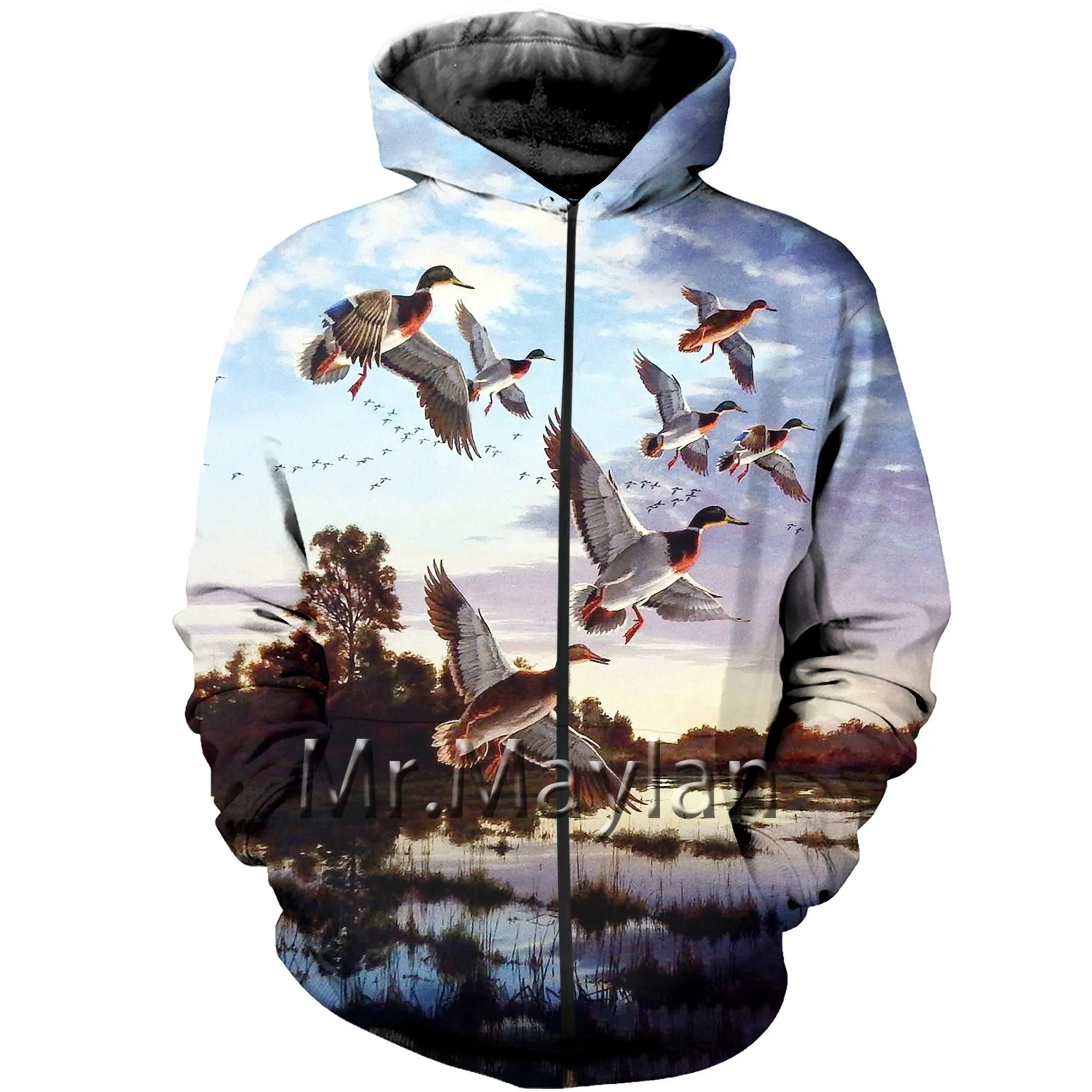

Duck Hunting 3d printed women/man hoodies / sweatshirts harajuku fashion hooded autumn long sleeve streetwear sudadera hombre T8