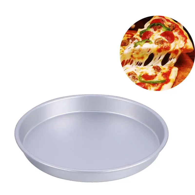 Kapmore 1pc Термостойкая пиццапечка Не липкая круглая алюминиевая лоток Инструменты для кухни.
