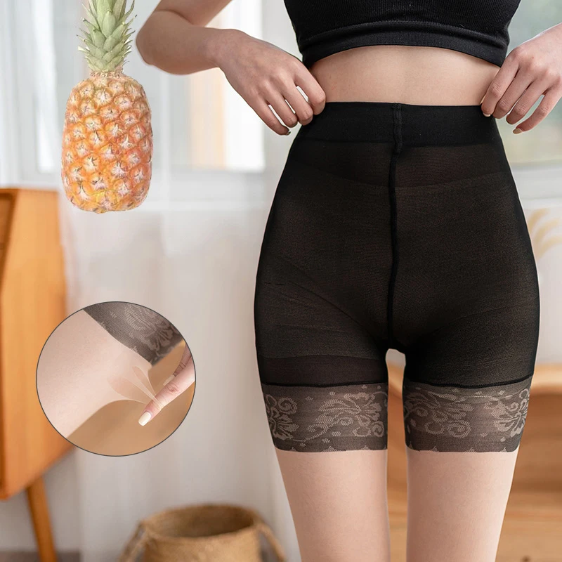 

2/3Pcs Sexy Women Tights Crystal Transparent Stocking Silk Nylon Tear Resistant Elastic Slim Pantyhose Lady Security Pants Tight