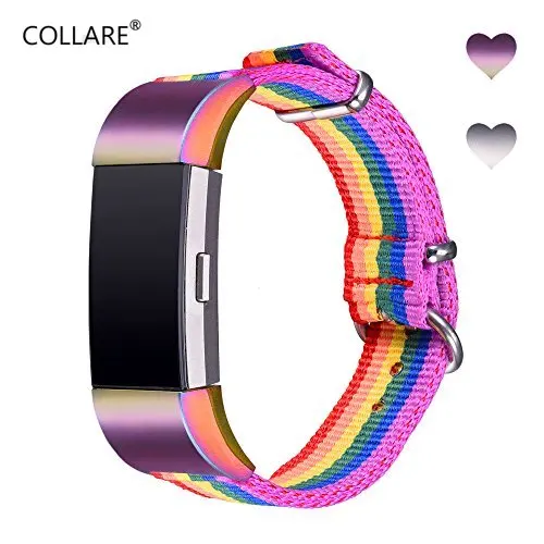 

Удобные нейлоновые спортивные ремни для Fitbit Charge BM153, 2 полосы