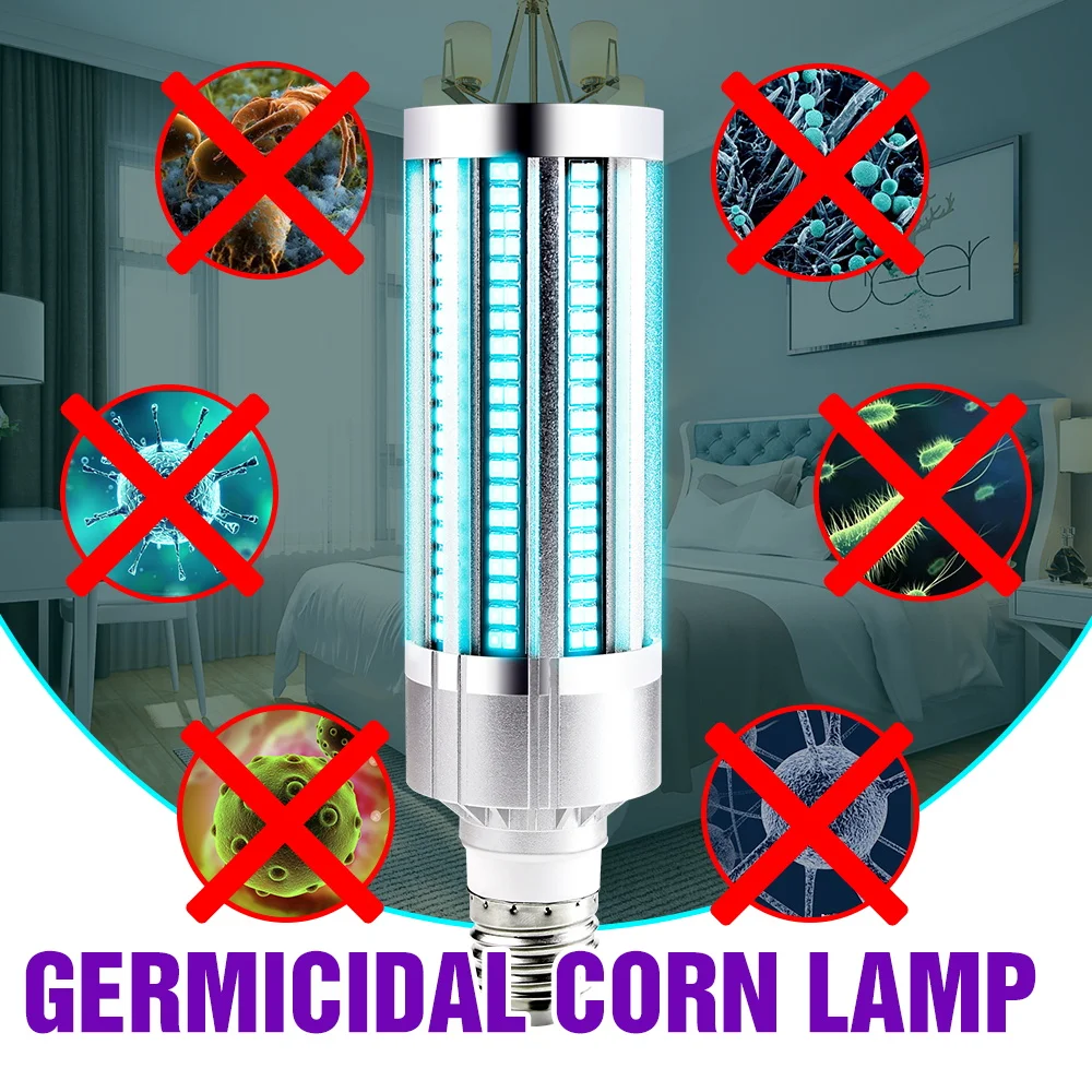 

15W 20W UV Led Germicidal Lamp E27 LED Light 220V Ozone Bulb 110V Led Ultraviolet Desinfection Lamp Sterilizer Lighting For Home