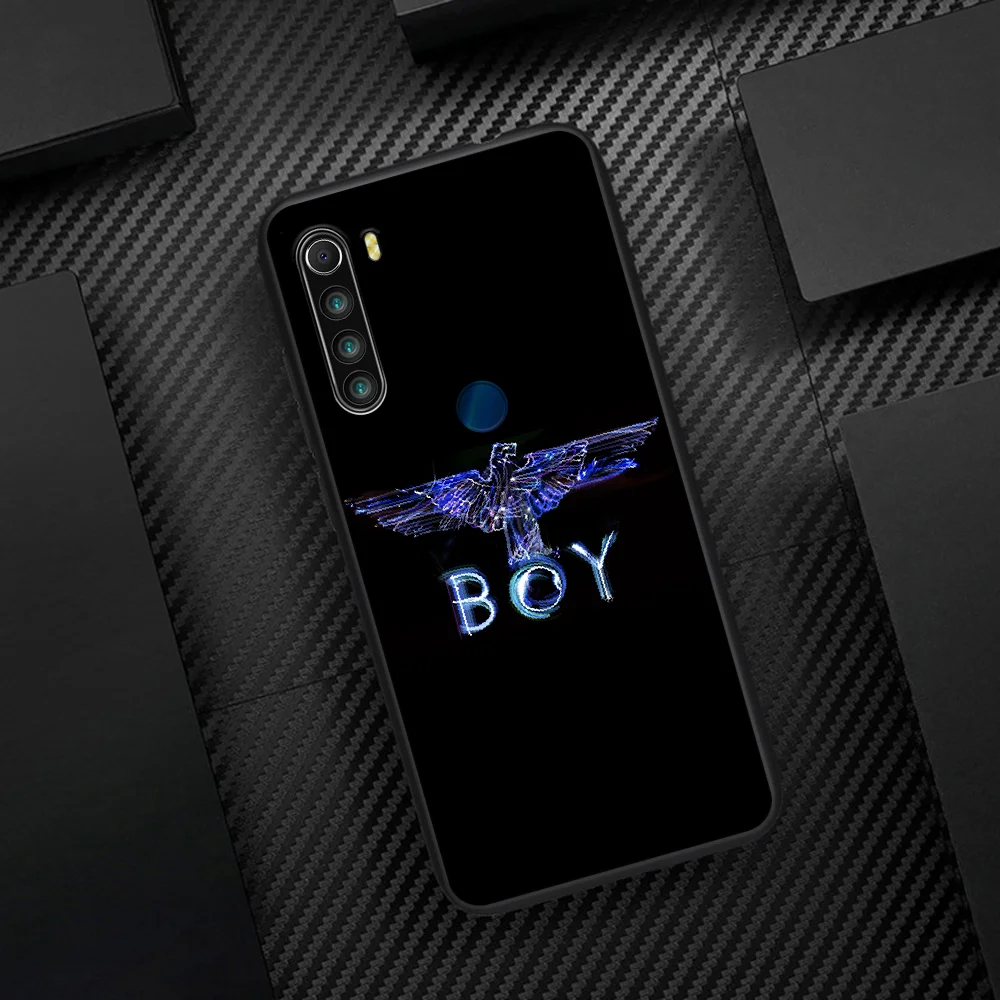 

British London Fashion Brand Boy Phone Case Cover Hull For XIAOMI Redmi 7 7A 8 8A 9 9C Note 6 7 8 9 9S K20 Pro K30 black