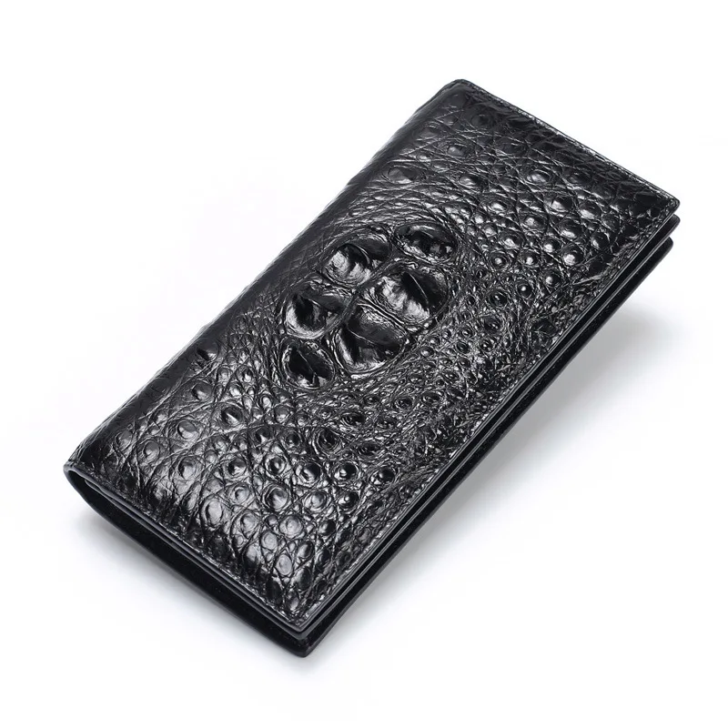

2021 new fashion crocodile wallets Men's handbag leather clutch business men portefeuille homme purse wallet women free shipping