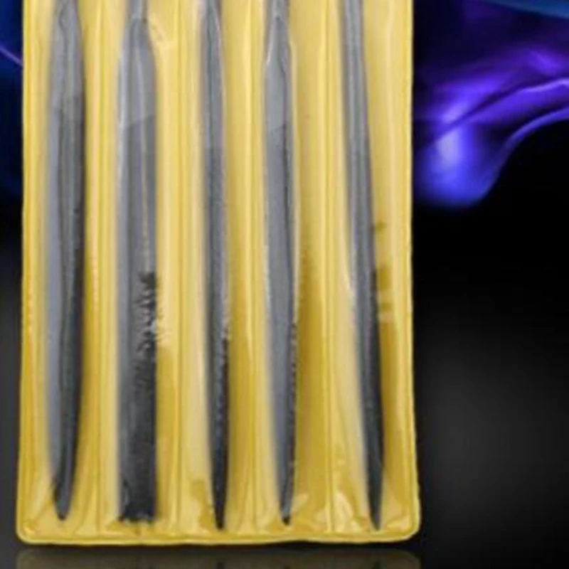 

5 Pieces/Set of Professional Technical Diamond File 3X140Mm Raft Needle Metal Cutting Tool Gl Metal Stone Carving