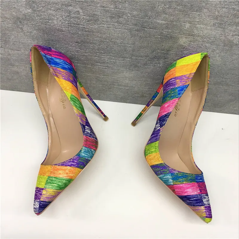 Туфли женские из замши на высоком каблуке 12 см с острым носком - купить по