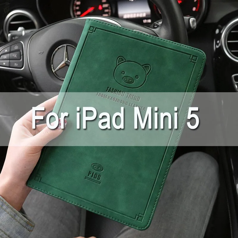 For iPad mini 5 Магнитная откидная крышка для iPad Air Air2 Mini 1 2 3 4 чехол для планшета для нового iPad 9,7 a1893 Ретро чехол для iPad 2/3/4 - Цвет: For iPad mini 5