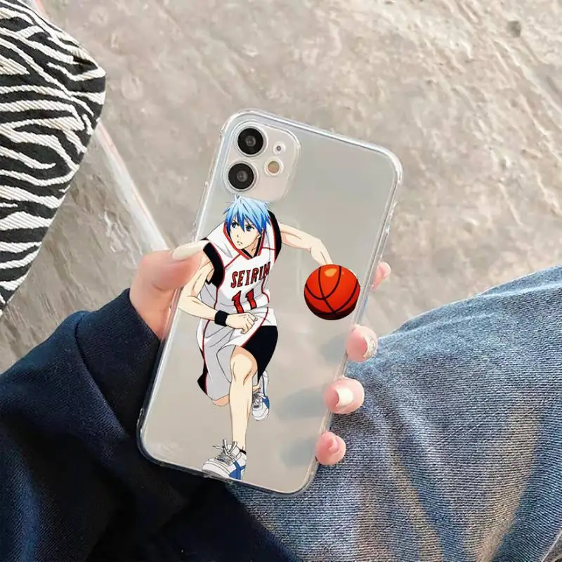

Kuroko No Basket Phone Case Transparent for iPhone 11 12 mini pro XS MAX 8 7 6 6S Plus X 5S SE 2020 XR