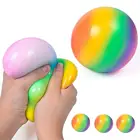 ТПР креативный красочный мяч для вентиляции отскок сжималка для детей взрослых декомпрессионная ручная игрушка фиджет для мужчин и женщин подарок для мужчин