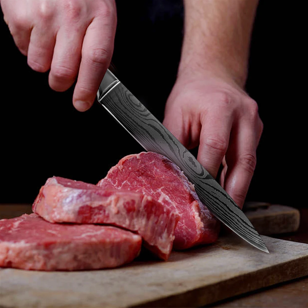 Набор кухонных ножей из нержавеющей стали для скрепления рыбы фруктов утилиты