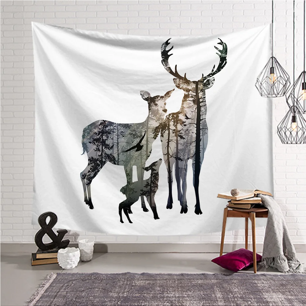 

Tapestry Wall Hanging Print Soft Covers Home Living Room Home Decor Textile Colorful Decoration