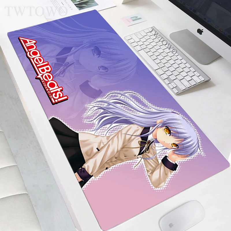 

Mousepad Home HD New XXL MousePads keyboard pad Mouse Mat Angel Beats Gamer Laptop Soft Natural Rubber Office Desktop Mouse Pad