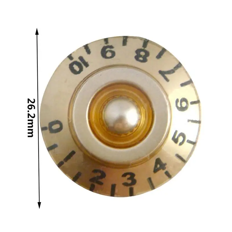 4 шт. круглая ручка регулировки громкости для электрогитары регулятор