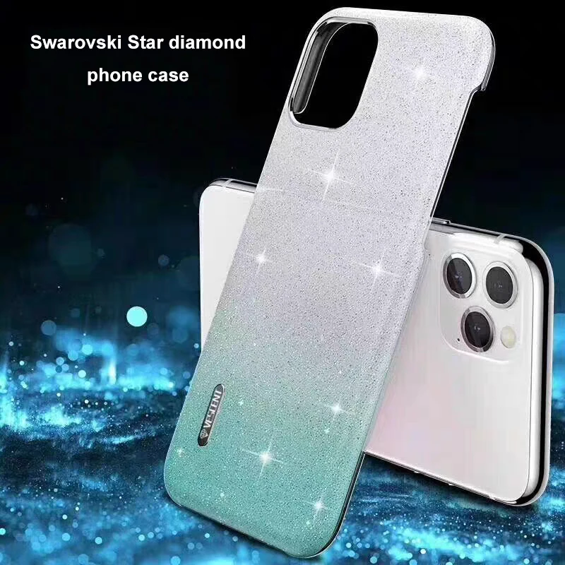 Роскошный силиконовый чехол со звездой и бриллиантами для iPhone 11 Pro X Xs MAX