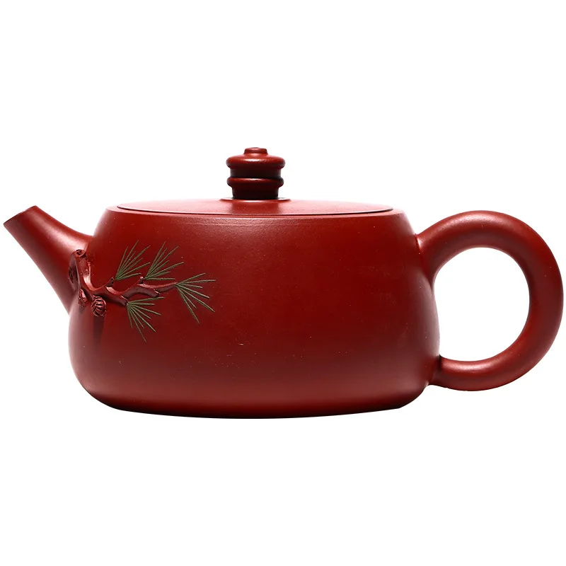 

Purple clay teapot Yixing famous original mine Dahongpao purple clay teapot handmade Jinsong teapot Jiang Jingming