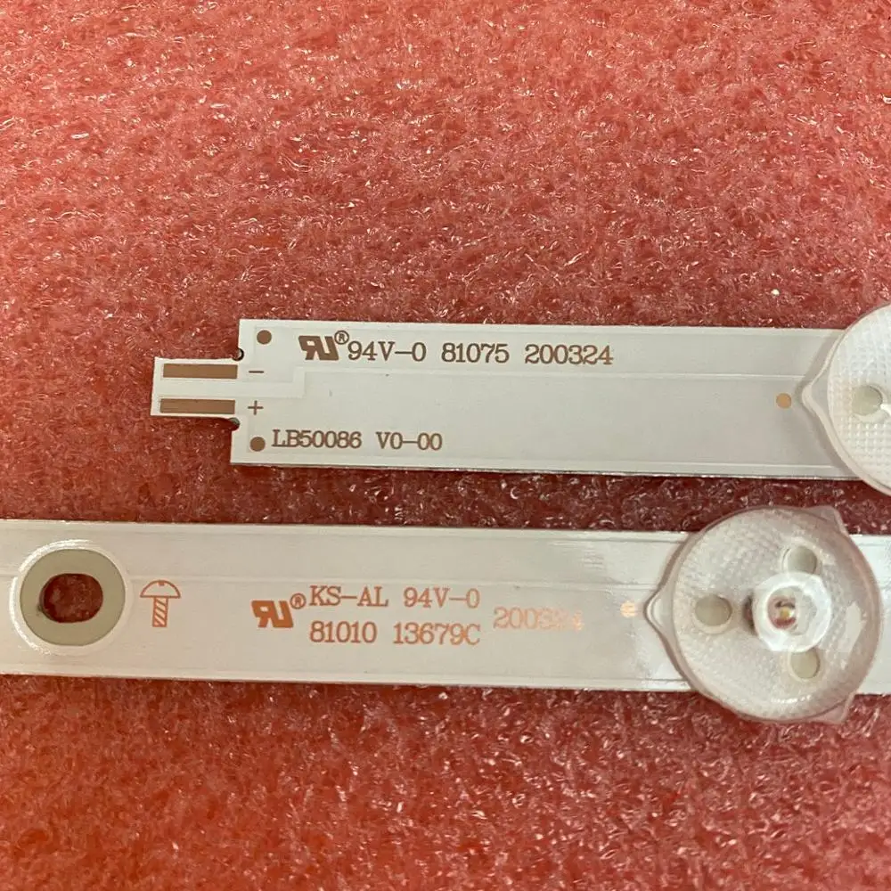 

10set=100pcs LED backlight strip for 50PUS6162 50PUS6703 50PUS6753 50PUS7383/12 50PUS6523/12 50PUS6503 LB50086 LB50082 LB50089