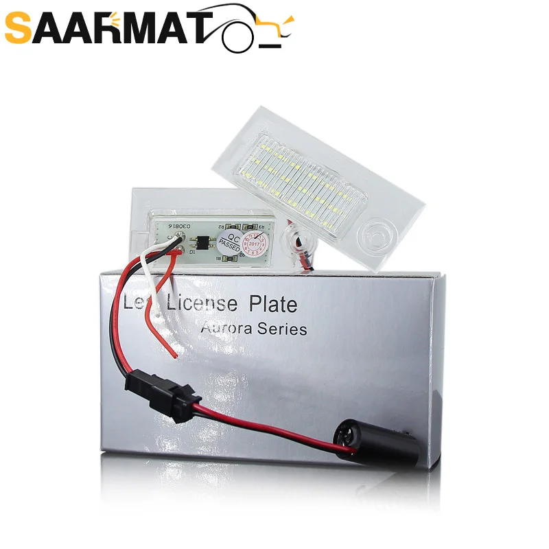 Светодиодный CANBUS без ошибок лампочка номерного знака для Audi A6 C5/4B седан 1997 ~ 2004