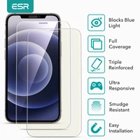 esr screen protector for iphone 13 12 pro max anti blue ray tempered glass for iphone 12 mini protective glass privacy film