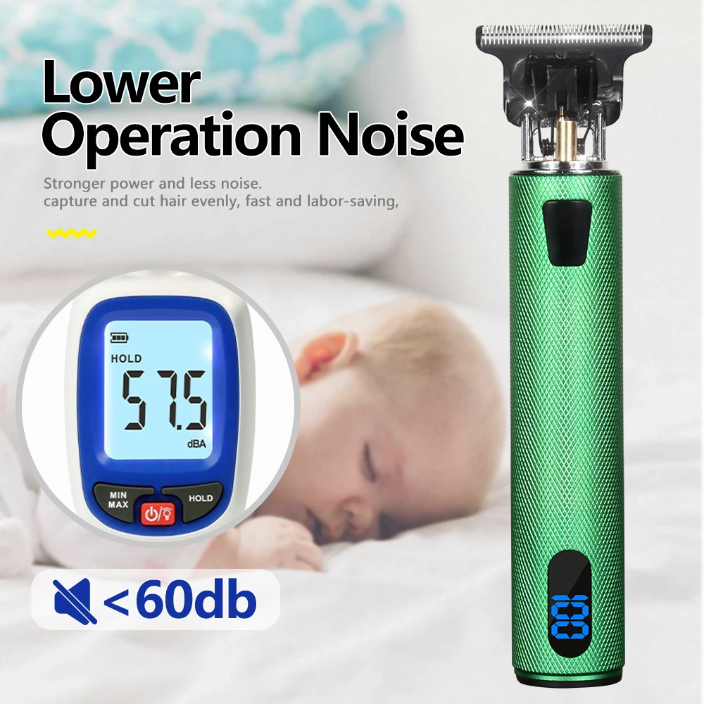 

2021 LCD Professional Hair Clippers Barber Haircut Sculpture Cutter Rechargeable Razor Trimmer Adjustable Cordless Edge for Men