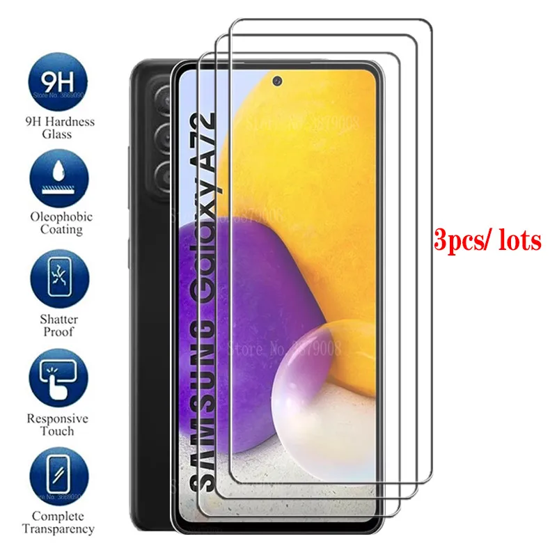 

Защитное стекло для samsung galaxy A72, a72, 5G дюйма, 6,7 дюйма, SM-A726B дюйма, 3 шт.