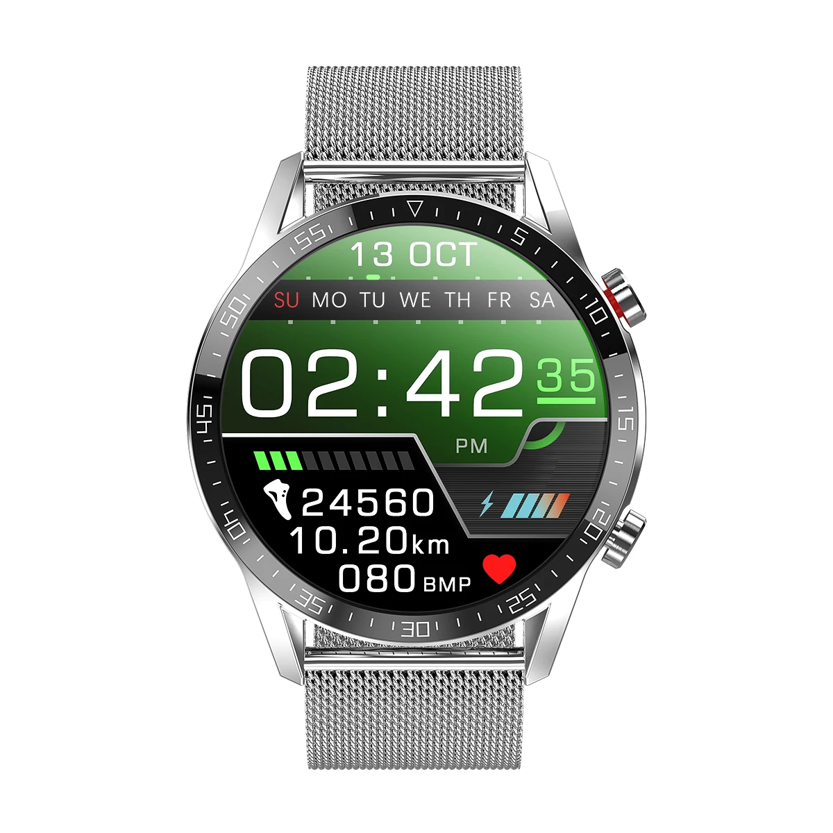 

2021 Fashionable Fitness Tracker Watches for Men Women Step Sleep Monitor Smart Watch with 1.3 Inch Touch Screen