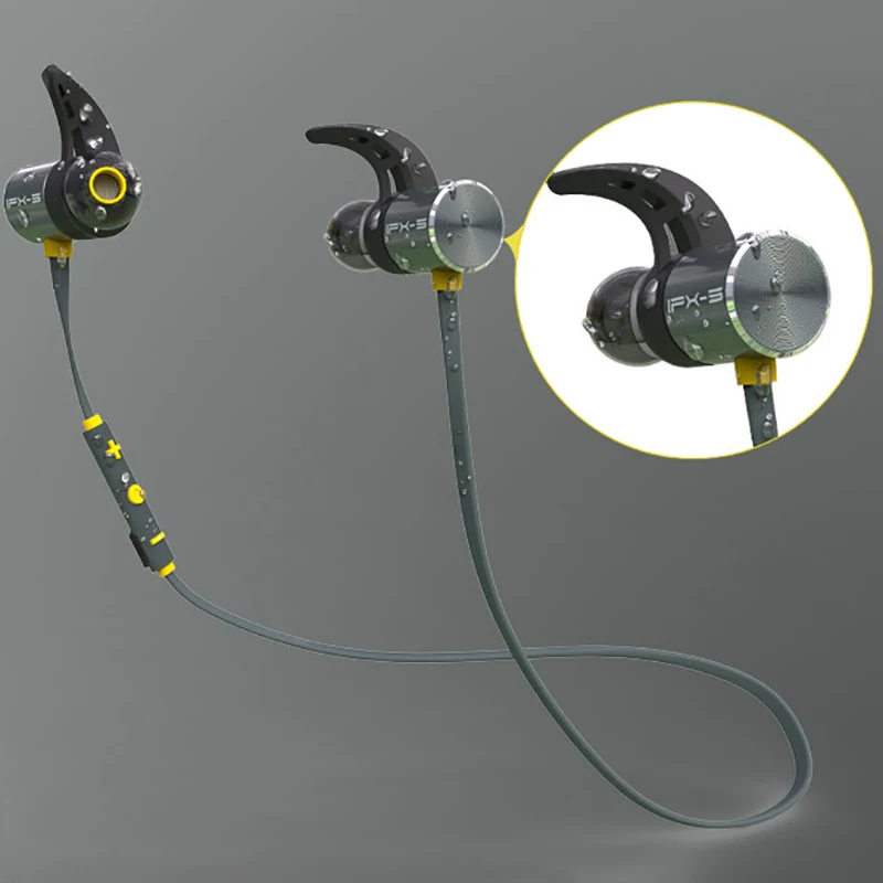Bluetooth-гарнитура PLEXTONE BX343 спортивная водонепроницаемая внутриканальная с двойным