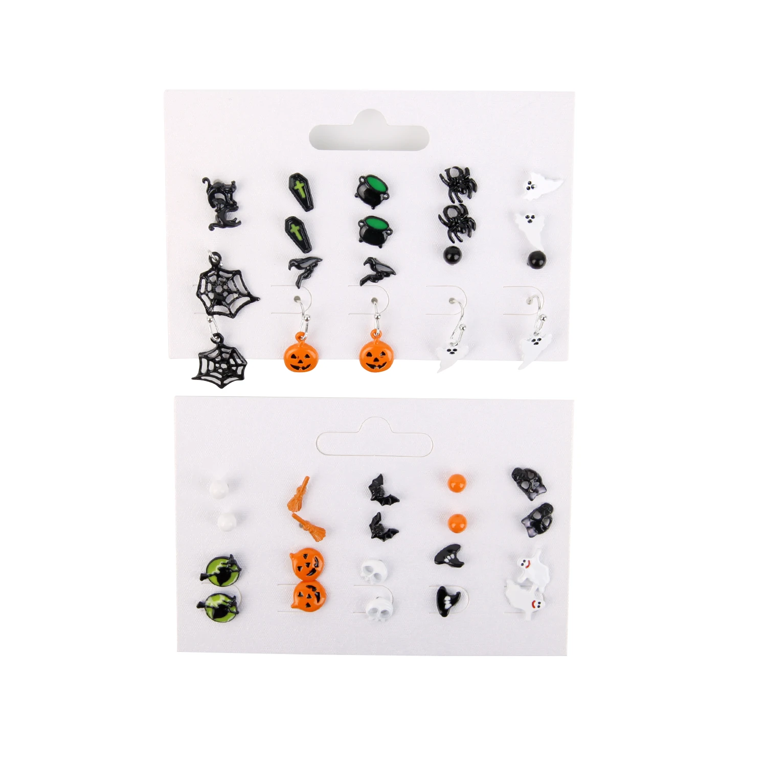 

20 Pairs Halloween Stud Earrings Set Classic Trendy Funny Style Holidaty Fashion Earrings For Women Girls Fashion Jewelry