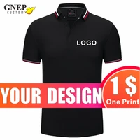 summer fashion mens polo shirts custom solid color simple tops printing embroidery quality short sleeved lapel shirt gnep2020