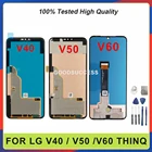 Для LG V60 ThinQ  LG V50 ThinQ 5G  V40 ThinQ ЖК-дисплей для замены экрана телефона
