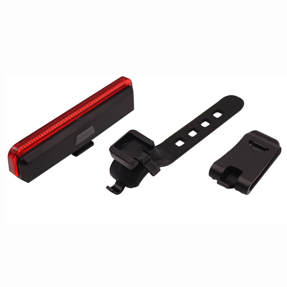 

LED Bicycle Bike Cycling Front Rear Tail Light 4 Mode Night Safety Taillight Quick Installation Clip Seatpost Light