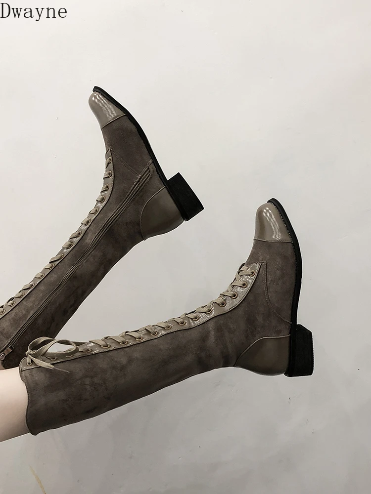 Но сапоги женские осень и зима 2019 новые толстые тонкие ins супер противопожарная