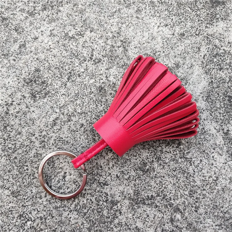 

The New Candy Color Small Straw Skirt, Sheepskin Tassels, Car Key Ring, Handbags, Pendants, Pendants, Gifts, Gifts
