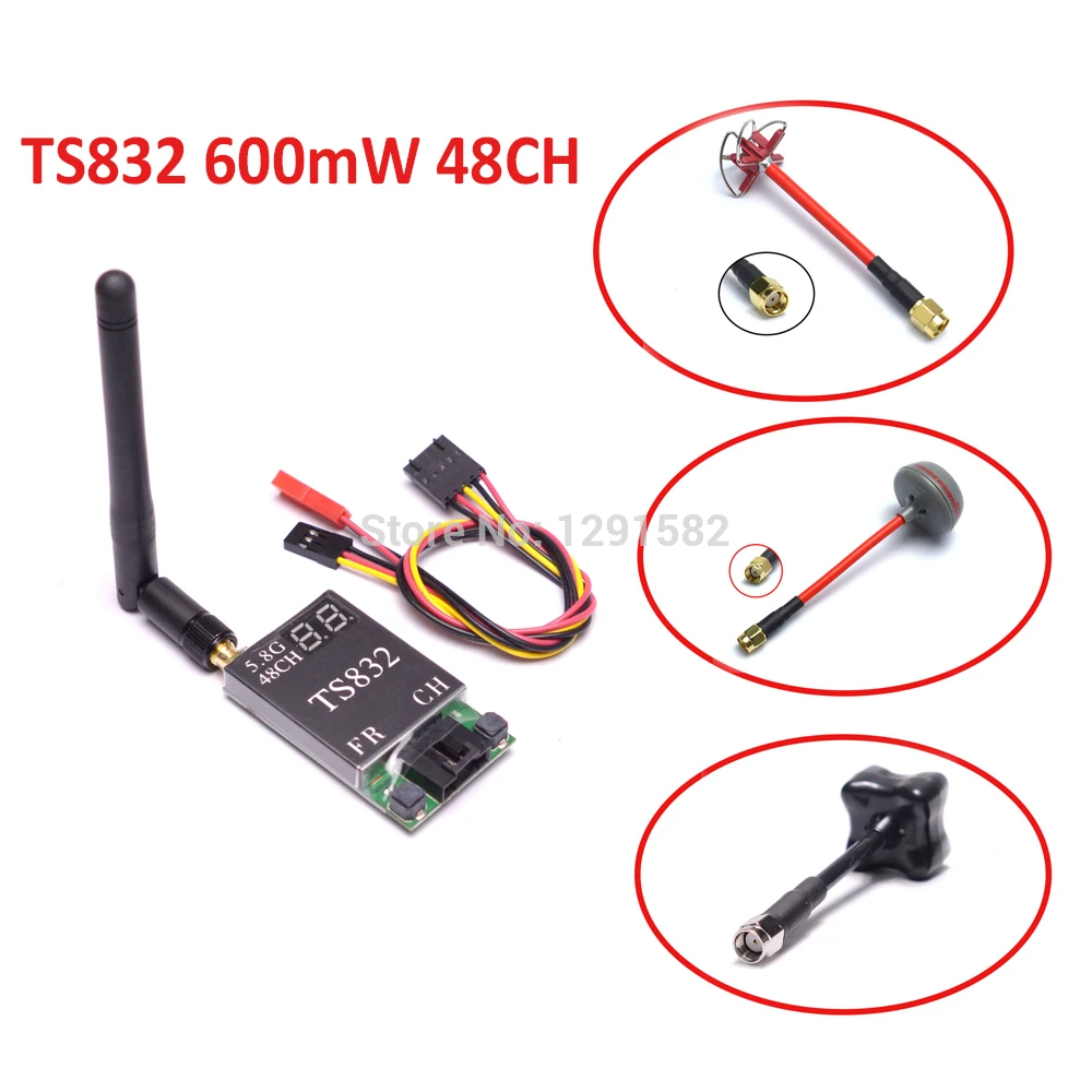 Беспроводной передатчик 5 8G TS832 600mW 48 каналов TX модуль передатчика blacksheep RP SMA