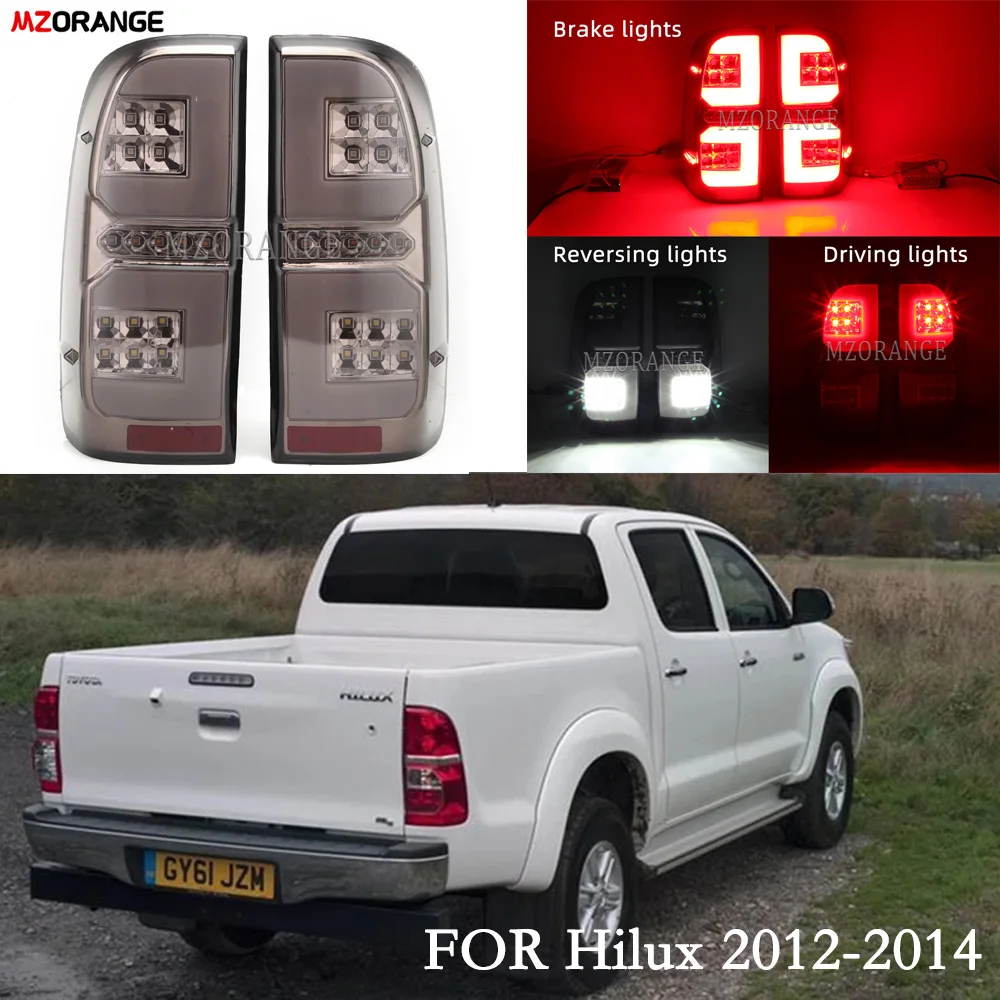 MZORANGE 2 шт. светодиодный фонарь светильник для hlux KUN26 2012 2013 2014 обратного сигнала