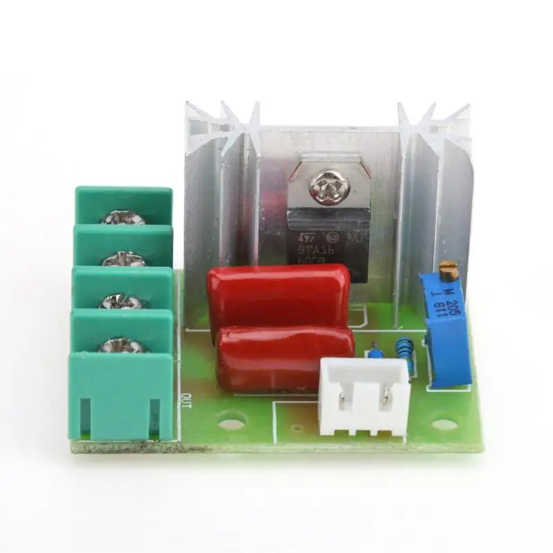AC 220V 25A 2000W регулятор напряжения Диммеры Регулятор скорости двигателя термостат электронный регулятор напряжения модуль
