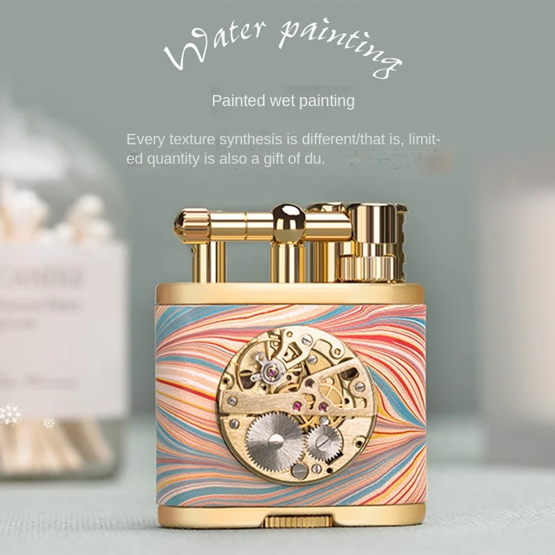 

Kerosene Lighter KW Carl Vuitton Private Collection Feng Shui Extension Real Gold Electroplating Lighter Gift Boyfriend Birthday