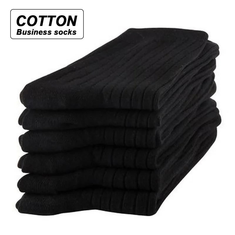 

High Quality Men Thick Socks Cotton 10 Pairs Autumn Male Black Socks Winter Business Dress Crew Sock Casual Long Socks Gift