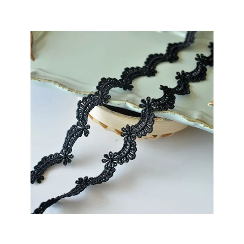 Кружевные аксессуары водорастворимое кружево волнистое материал ожерелья