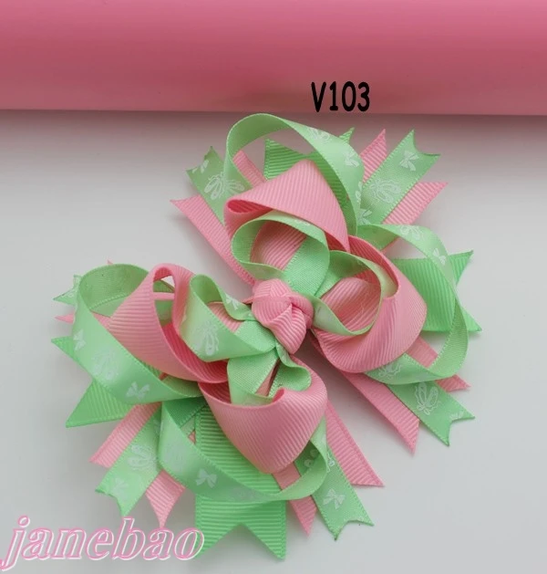 50 шт День святого Валентина посыпает бант волосы популярный веселый бантик праздничные заколки для волос подарок на день Святого Валентина- B