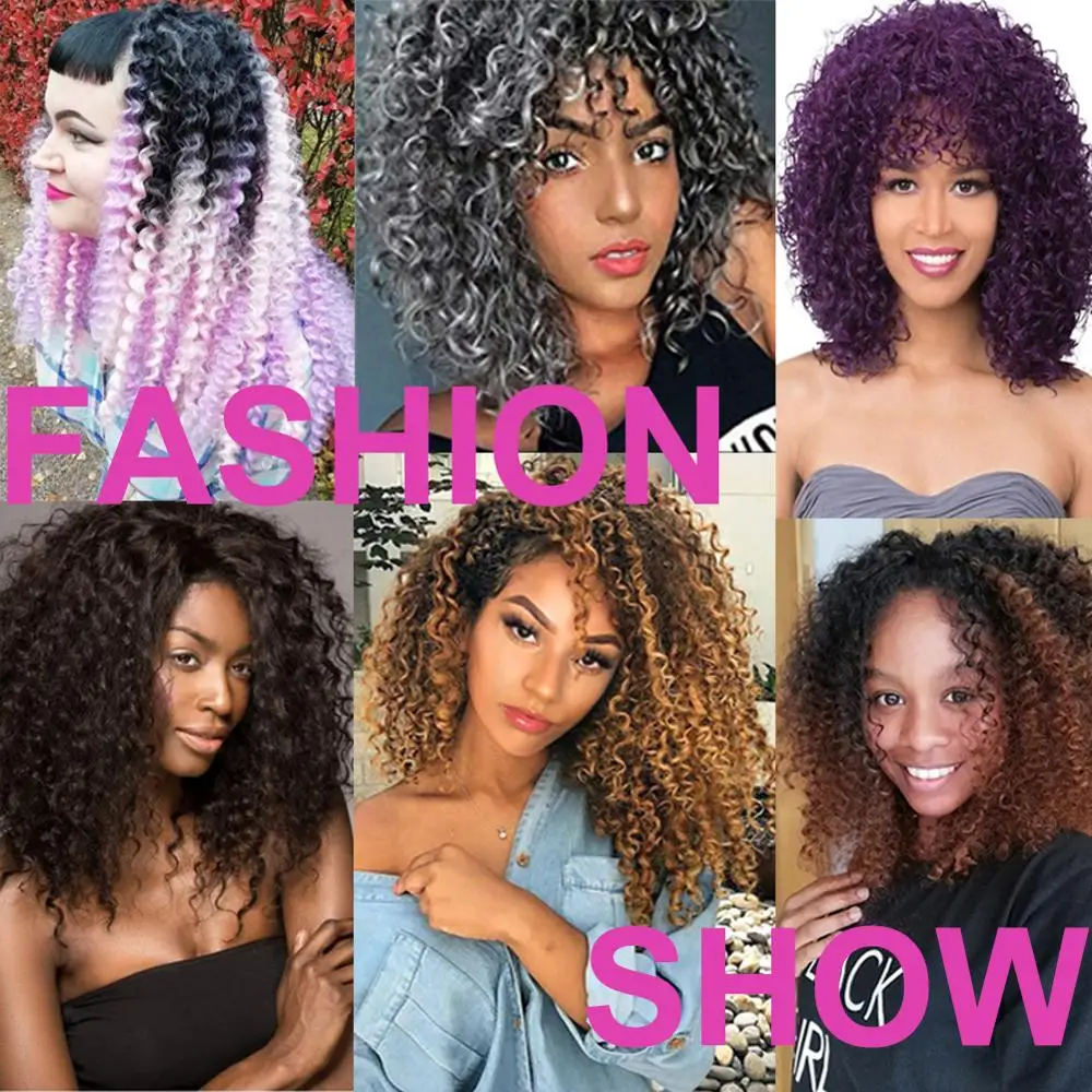 Длинные волнистые волосы 14 дюймов 24 пряди серые фиолетовые розовые блонд| |