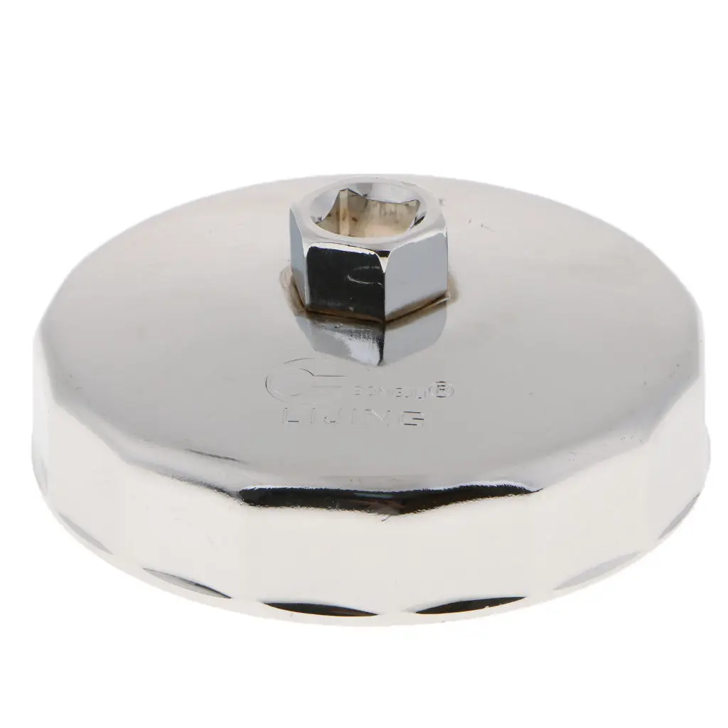 

914 Серебряный масляный фильтр для удаления масляной сетки, гаечный ключ с 14 канавками для автомобиля 106x45mm