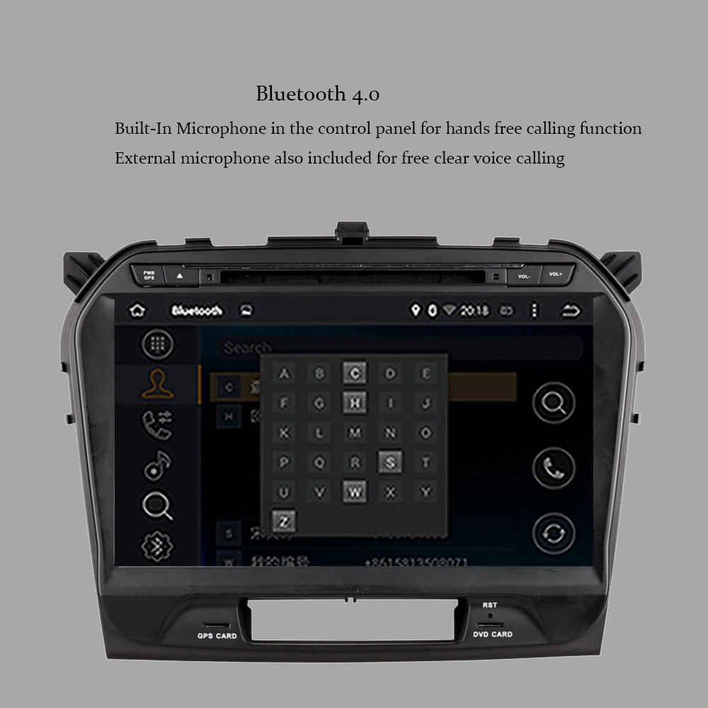 Автомагнитола на Android 10 0 с GPS-навигацией для Suzuki Grand Vitara 2015-2021 мультимедийный