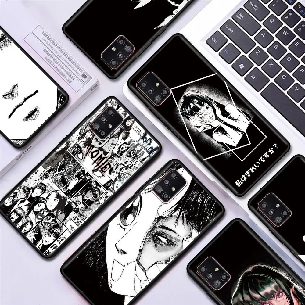 

Tomie Junji Ito Hot Case For Samsung Galaxy A91 A41 A31 A21 EU Black Soft Cover A72 A71 A52 A51 A42 A32 5G Silicone Couqe Capa