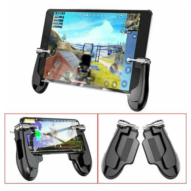 

H2 Gamepad Mobile Phone Tablet Game Joystick Cellphone Trigger Shooter Controller Fire Button Aim Key Gamepad Controller