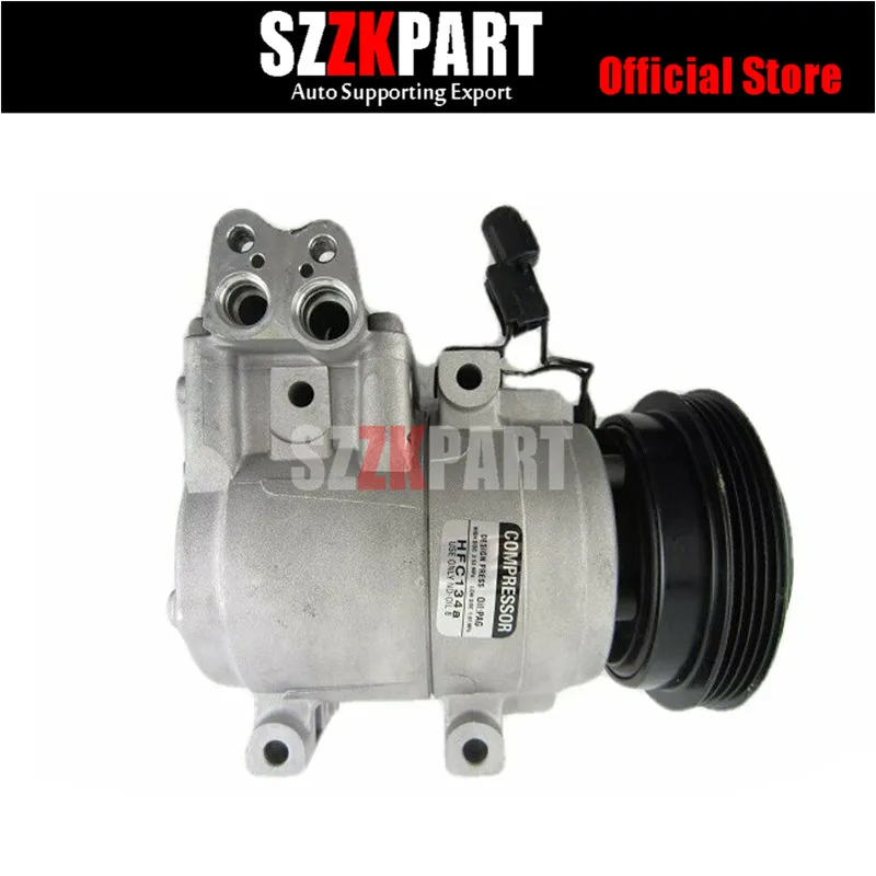 

HS15 NEW AC Compressor for Hyundai Elantra Tiburon Matrix 97701-2D100 97701-2E000 97701-09000 977012C100 F500CD1BA05 F500NA5BA02