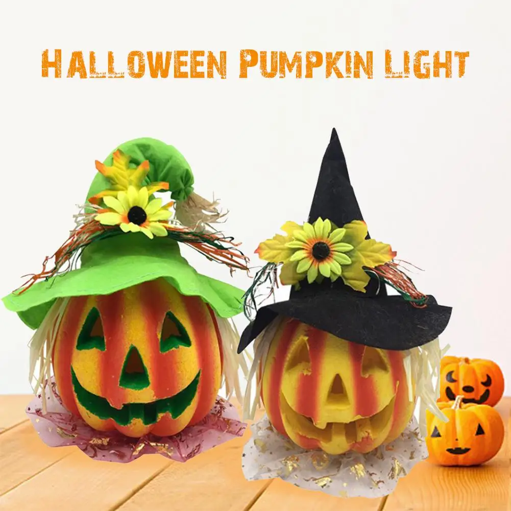 Милая Тыква фонарь ночник лампа Хэллоуин украшение Вечеринка барбекю