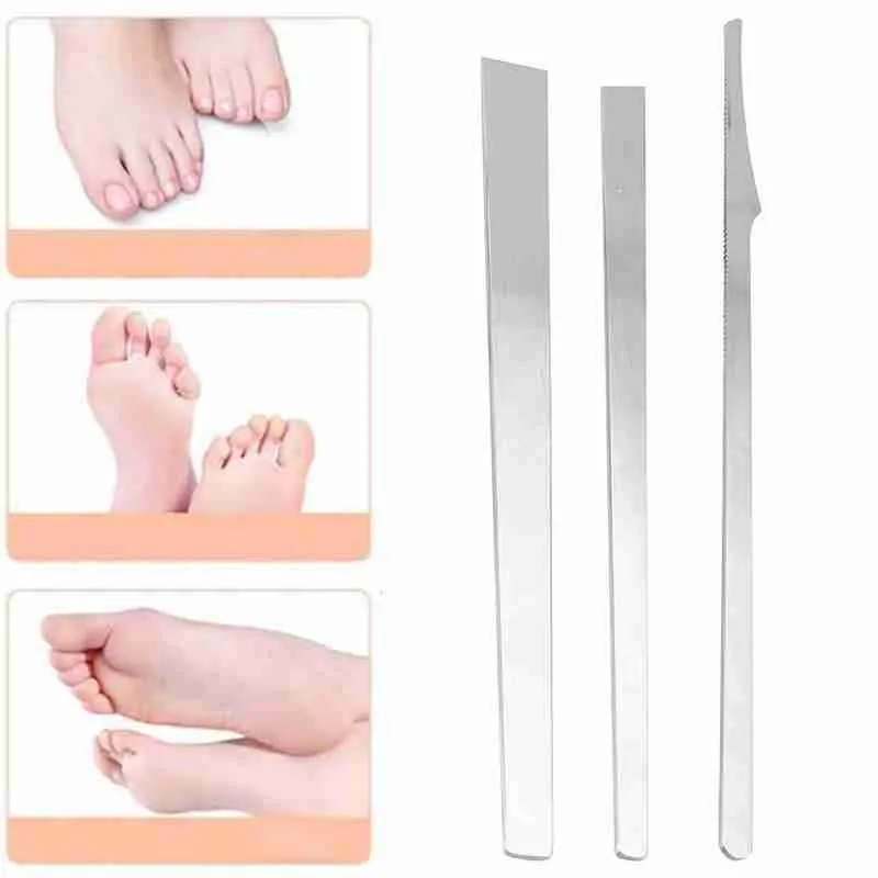 

3-piece Nail Toenail Pedicure Tool Steel Nail Clippers Foot Care Remove Dead Feet Pedicure Tool Skin To On Set O8E2