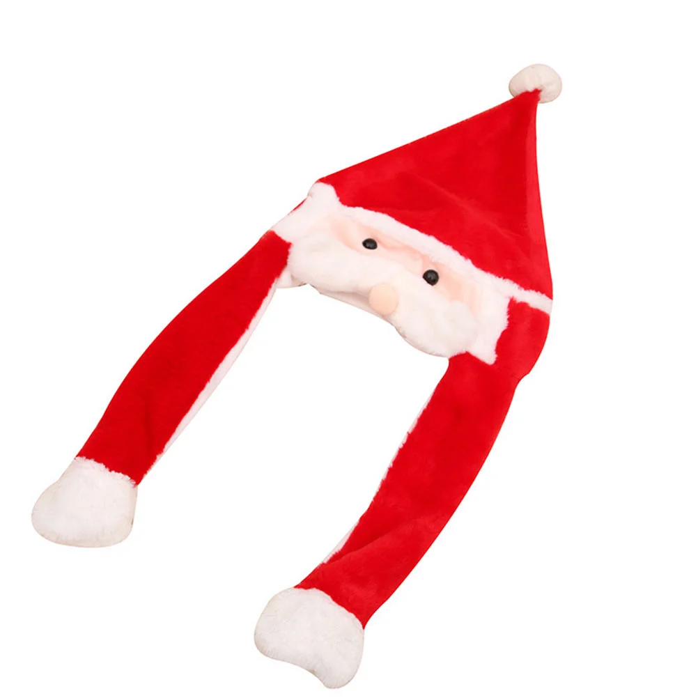 

1Pc Adorable Santa Claus Shaped Design Glowing Hat Plaything Festival