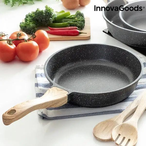 InnovaGoods гранитный эффект Премиум Пан (24 см)|Сковороды| |