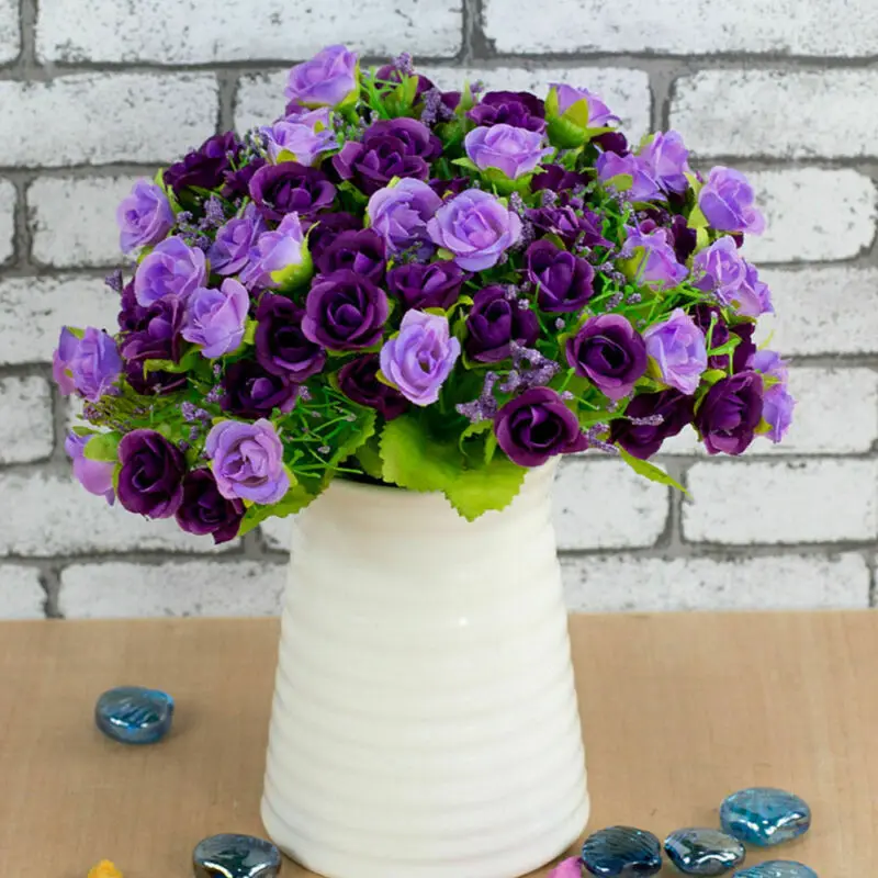 21 голова искусственные бутоны шелк пион Винтаж поддельные маленькие розовые